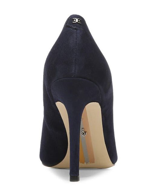 Sam Edelman Blue Hazel Pointed Toe Pump