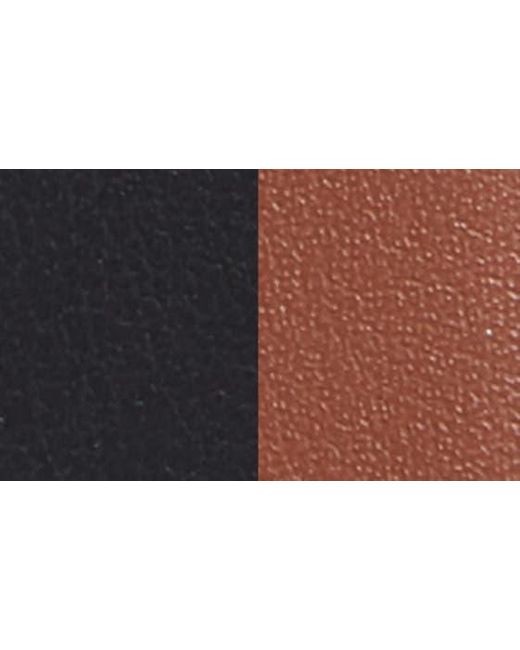 Original Penguin Gray Textured Plaque Buckle Leather Belt for men