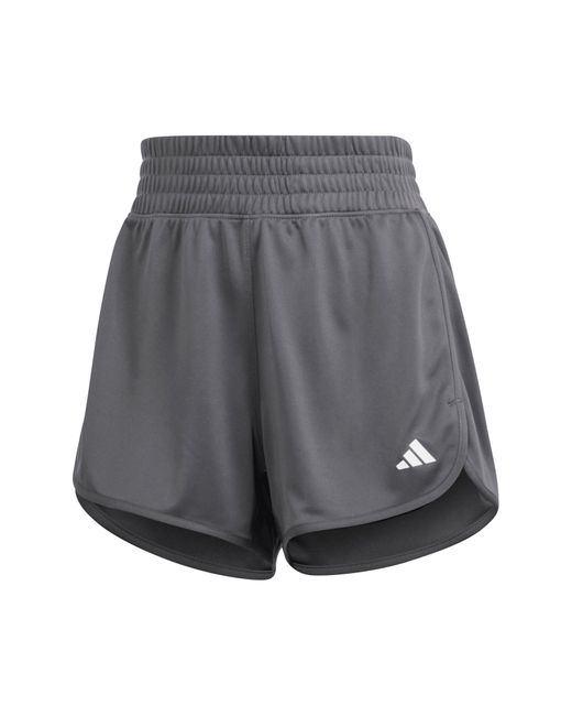 Adidas Black Pacer High Waist Knit Shorts