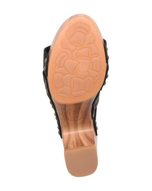 Kork-Ease Black Devan Platform Sandal