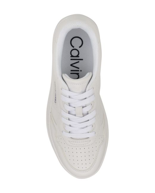 Calvin Klein White Rhean Low Top Sneaker