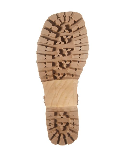 Steve Madden Natural Ocala Ankle Strap Platform Sandal