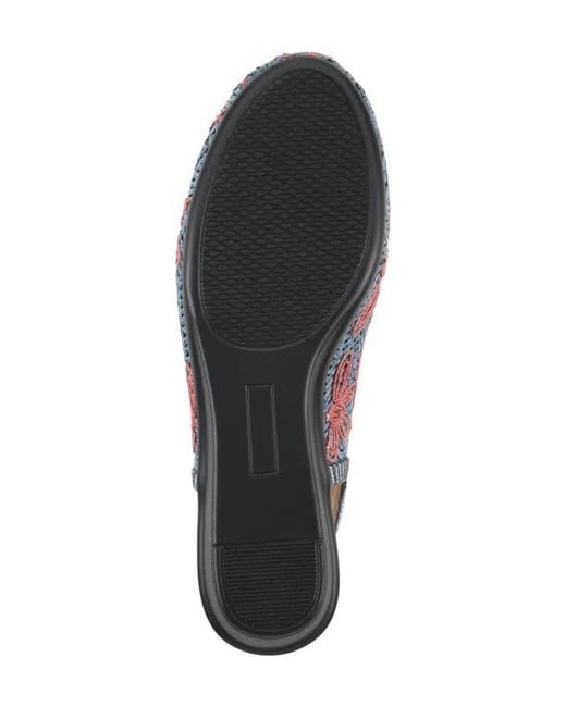 White Mountain Blue Borris Slingback Wedge