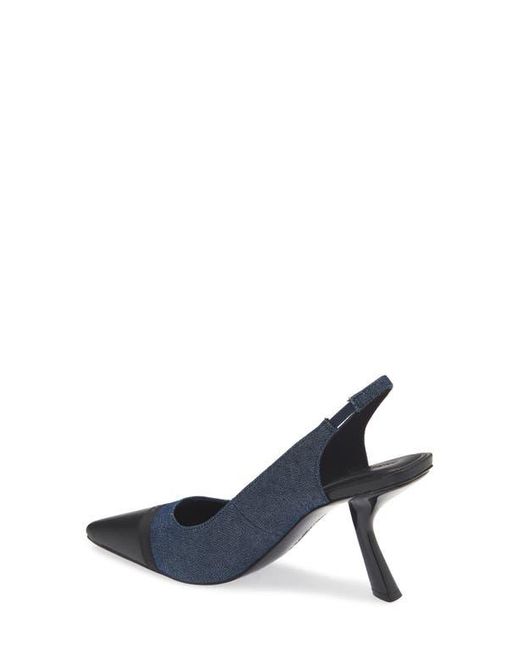 Karl Lagerfeld Blue Kinsley Slingback Pump