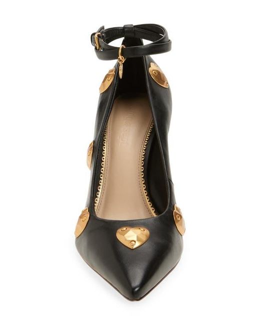 Cinq À Sept Black Madison Ankle Strap Pump