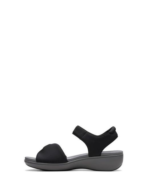 Clarks Black Breezerae Sara Wedge Sandal