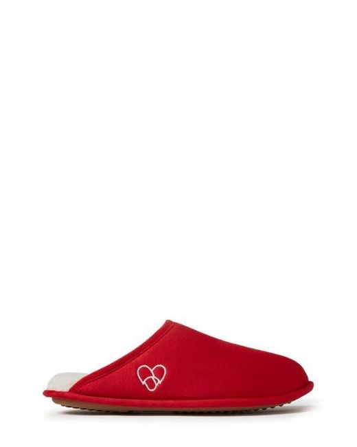 Dearfoams Red Riley Pride Scuff Slipper for men