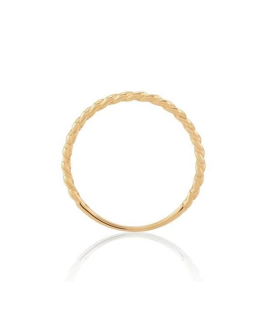 Frankie & Zoe Metallic Curb Link Band Ring