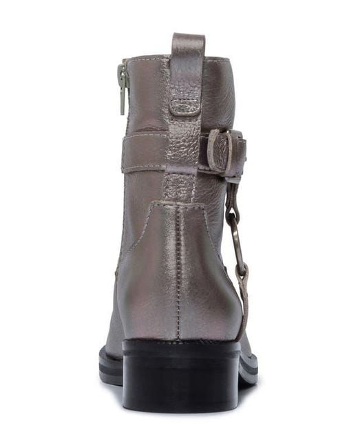 Bernardo Gray Tyra Moto Boot