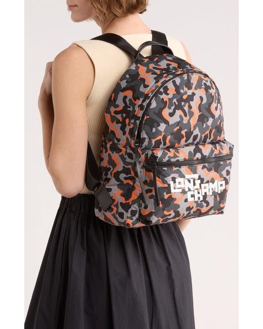 Longchamp Multicolor Camo Backpack