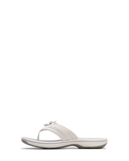 Clarks White Breeze Opal Sandal
