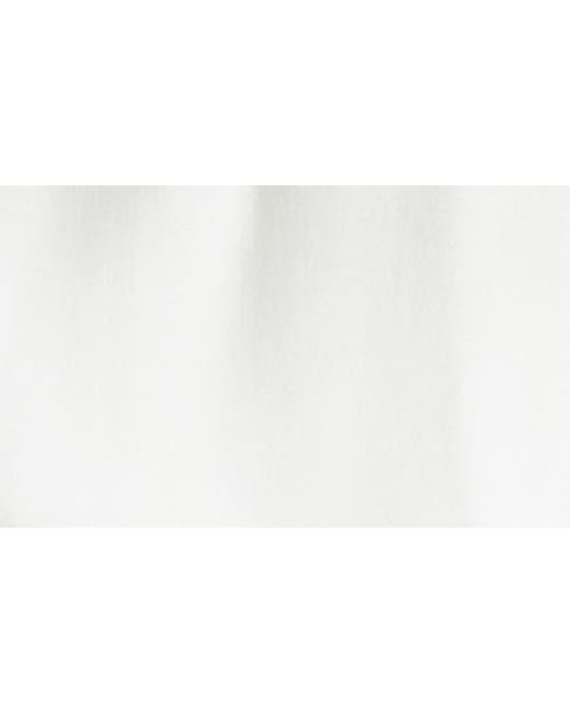 Max Studio White Bubble Sleeve Bf Shirt