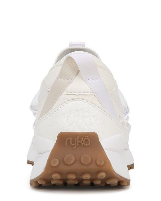 Ryka White Jumpstart Lace Slip-On Sneaker