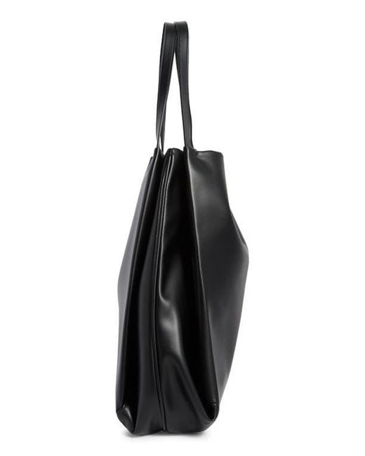 BCBGMAXAZRIA Black Large Draped Tote