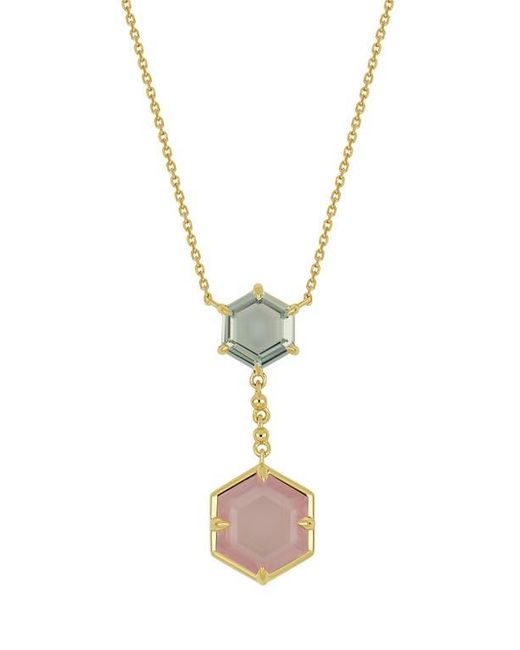 Bony Levy Metallic 14K Color Amethyst Pendant Necklace