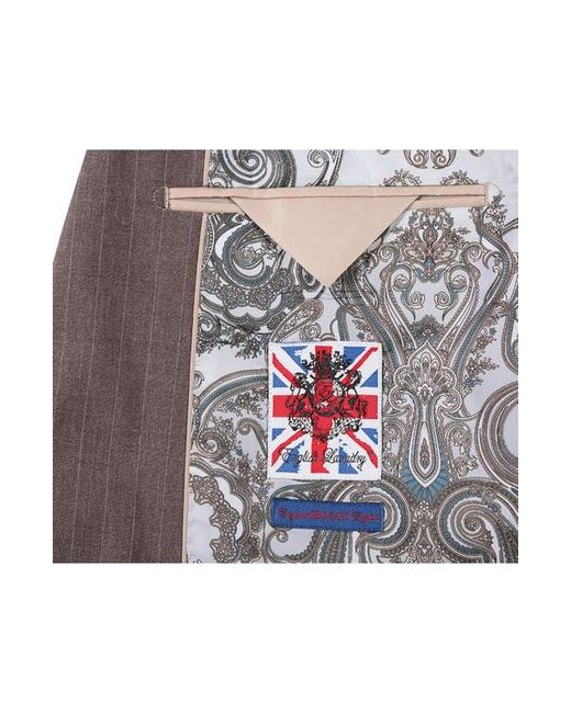 English Laundry Gray Two-Button Flat Front Suit for men