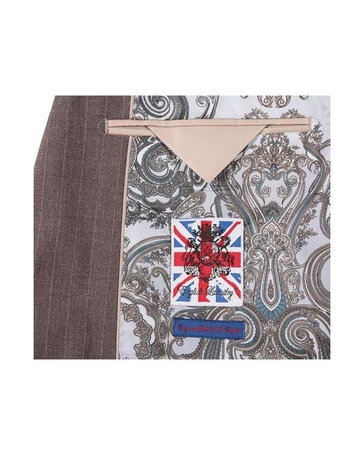 English Laundry Gray Two-Button Flat Front Suit for men