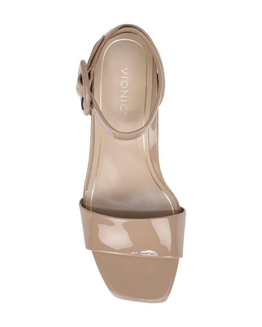 Vionic Metallic Zinfandel Sandal