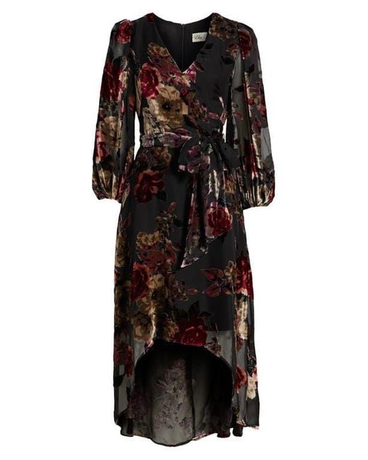 chinese dress ladies Eliza J Sparkly Long Sleeve V-neck Cocktail Dress EJ1M8812