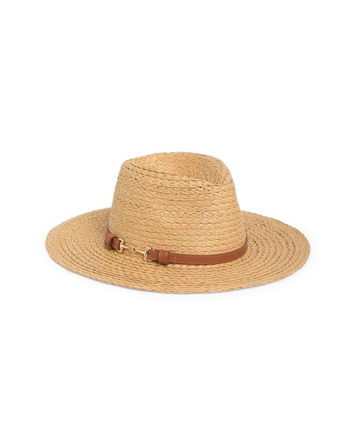 Vince Camuto Natural Horsebit Panama Hat
