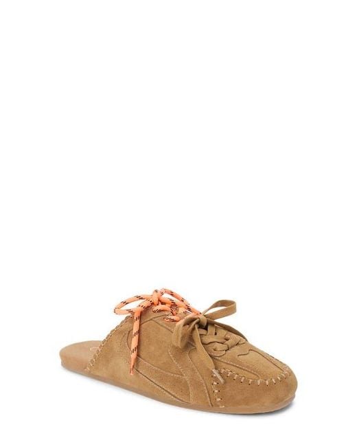 Matisse Brown Devyl Lace-Up Mule
