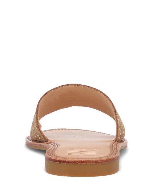 Frye Brown Ava Slide Sandal