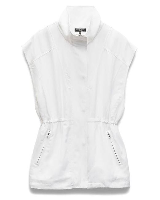 Rag & Bone White Monica Vest