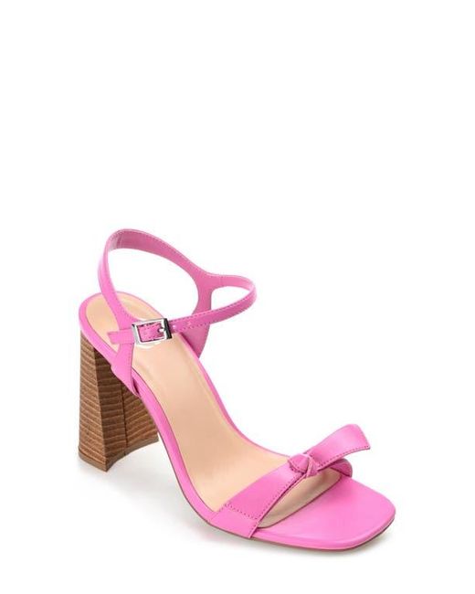 Journee Collection Pink Tru Comfort Foam Diana Heeled Sandal
