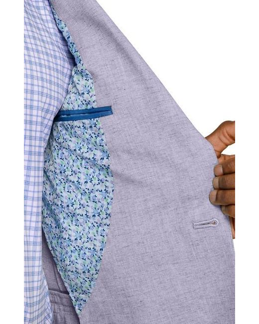 Con.struct Purple Solid Lino Sport Coat for men