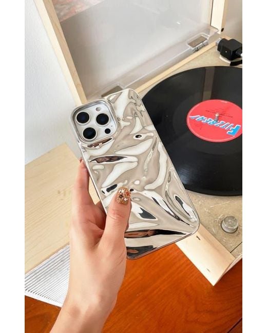 Auramma Gray Crinkle Iphone 16 Pro Max Case