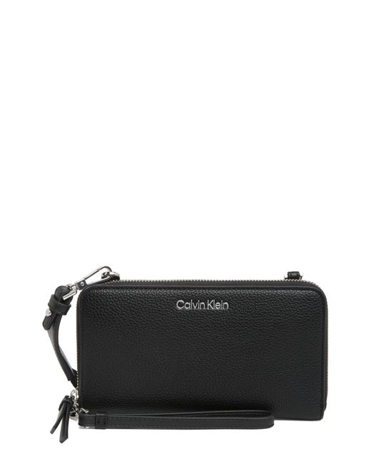 Calvin Klein Black Marble Crossbody Bag