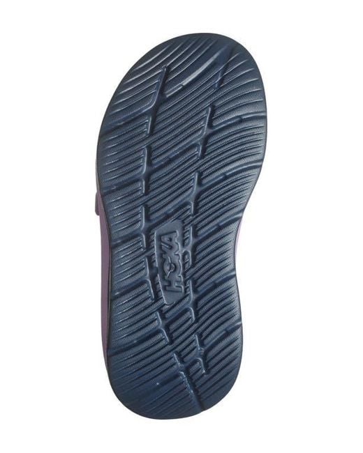 Hoka One One Purple Gender Inclusive Ora Luxe Slide Sandal