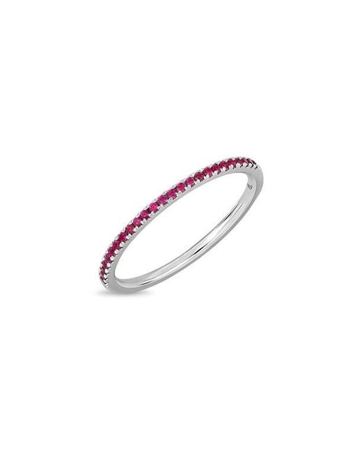 Bony Levy Multicolor 18K El Mar Ruby Stackable Ring