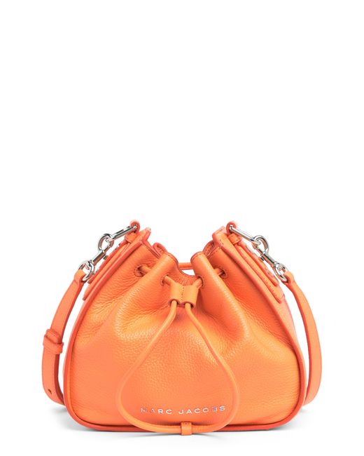 Marc Jacobs Leather Mini Bucket Bag In Melon At Nordstrom Rack in