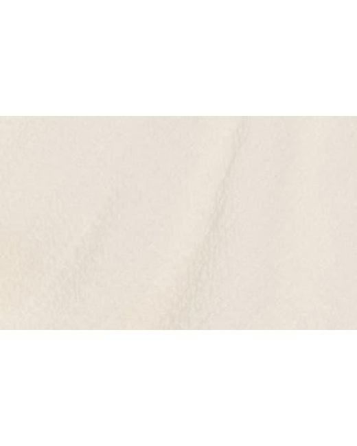 Max Studio Natural Ruffle Long Sleeve Faux Wrap Top