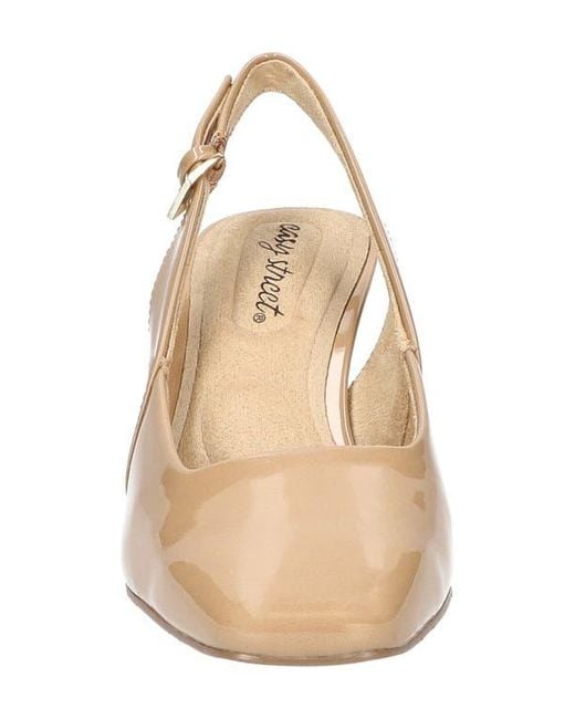 Easy Street Natural Ritsa Slingback Pump
