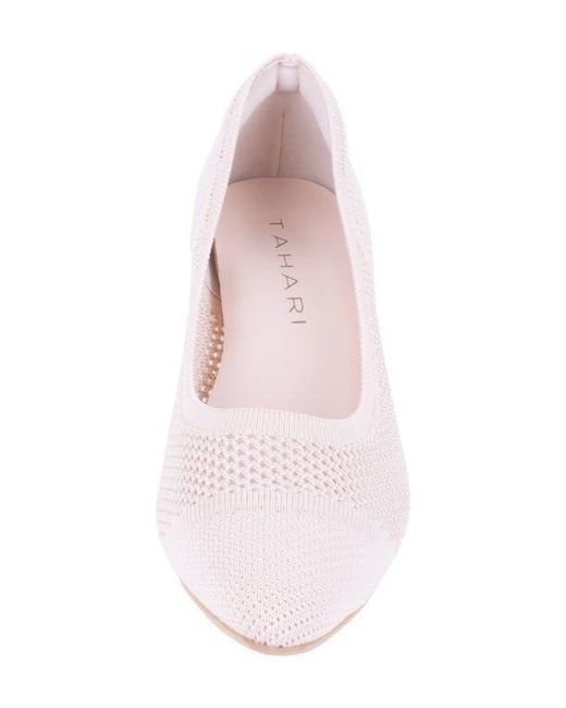 Tahari Pink Basilica Cap Toe Pump