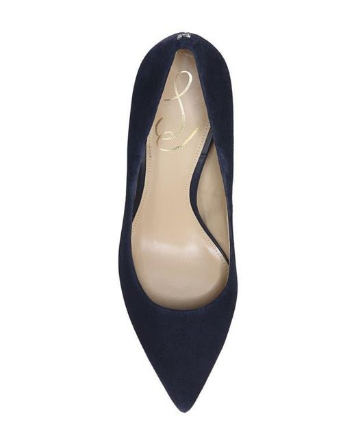 Sam Edelman Blue Hazel Pointed Toe Pump