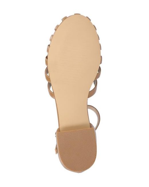 Journee Collection Natural Joannah Flat