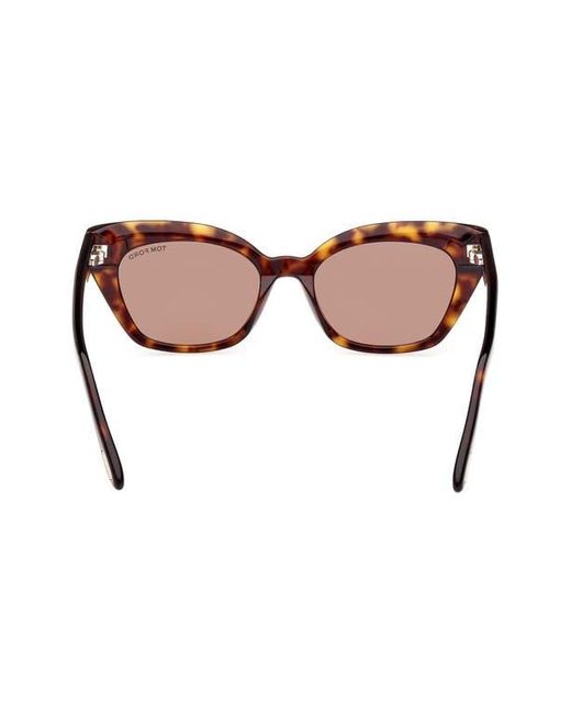 Tom Ford Multicolor Juliette 52Mm Cat Eye Sunglasses