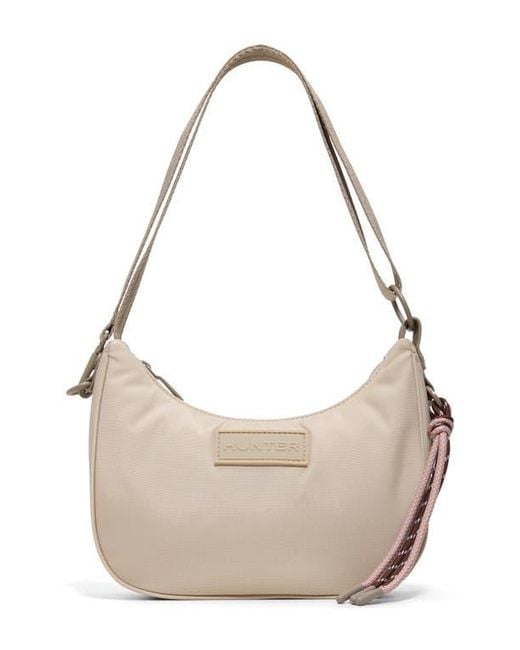 Hunter Natural Loop Back Nylon Crossbody Bag