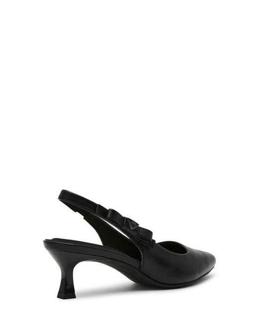 Anne Klein Black Ibbey Slingback Pump