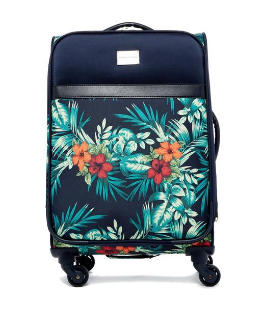 Tommy Bahama Blue St. Kitts 20" Expandable Spinner Suitcase