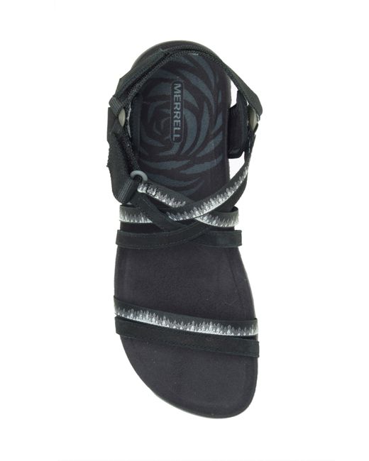 Merrell Black Terran 3 Cush Strap Sandal