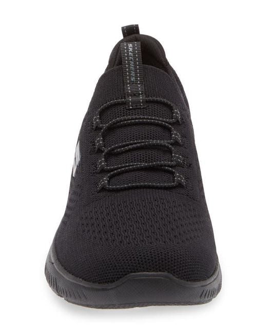 Skechers Black Summits Knit Sneaker