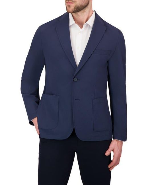 C-LAB NYC Blue Packable Woven Tech Jacket for men