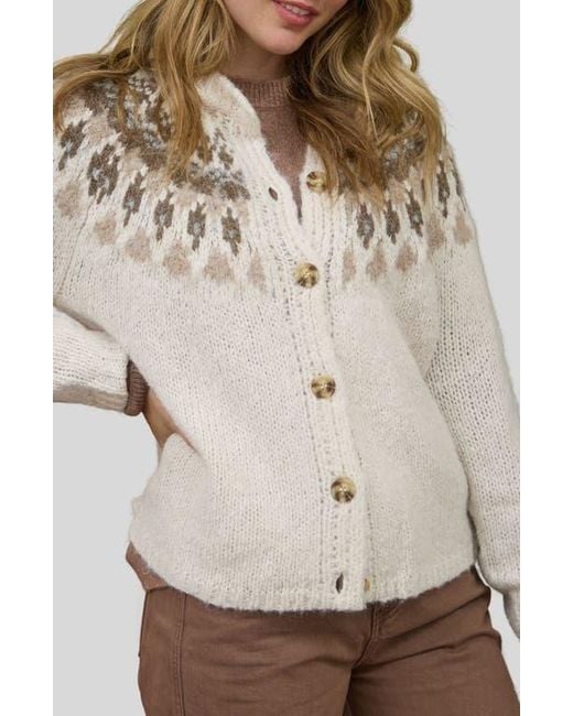 Blu Pepper Natural Pattern Cardigan