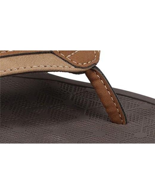 Dockers Brown Cliff Flip Flop for men