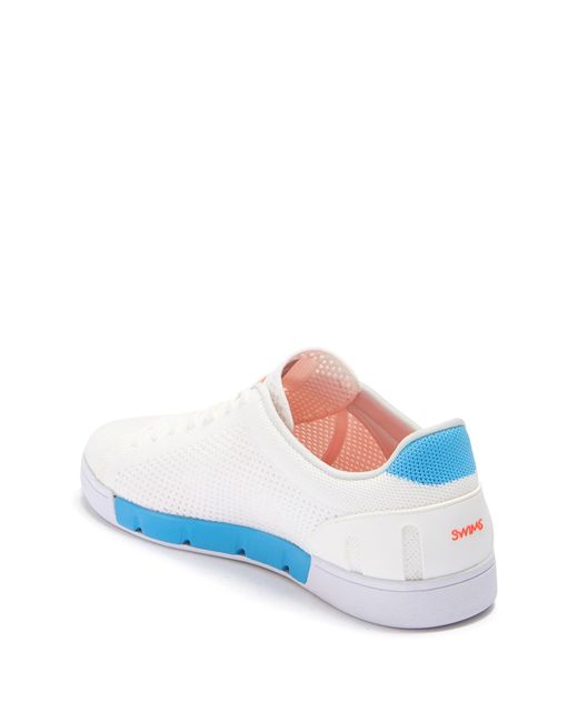 swims breeze tennis knit white