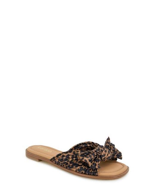 Kensie Multicolor Renata Bow Slide Sandal